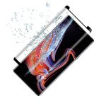 Wholesale Galaxy Note 8 Full Adhesive Glue Full Edge Tempered Glass Screen Protector - Case Friendly (Glass Black)